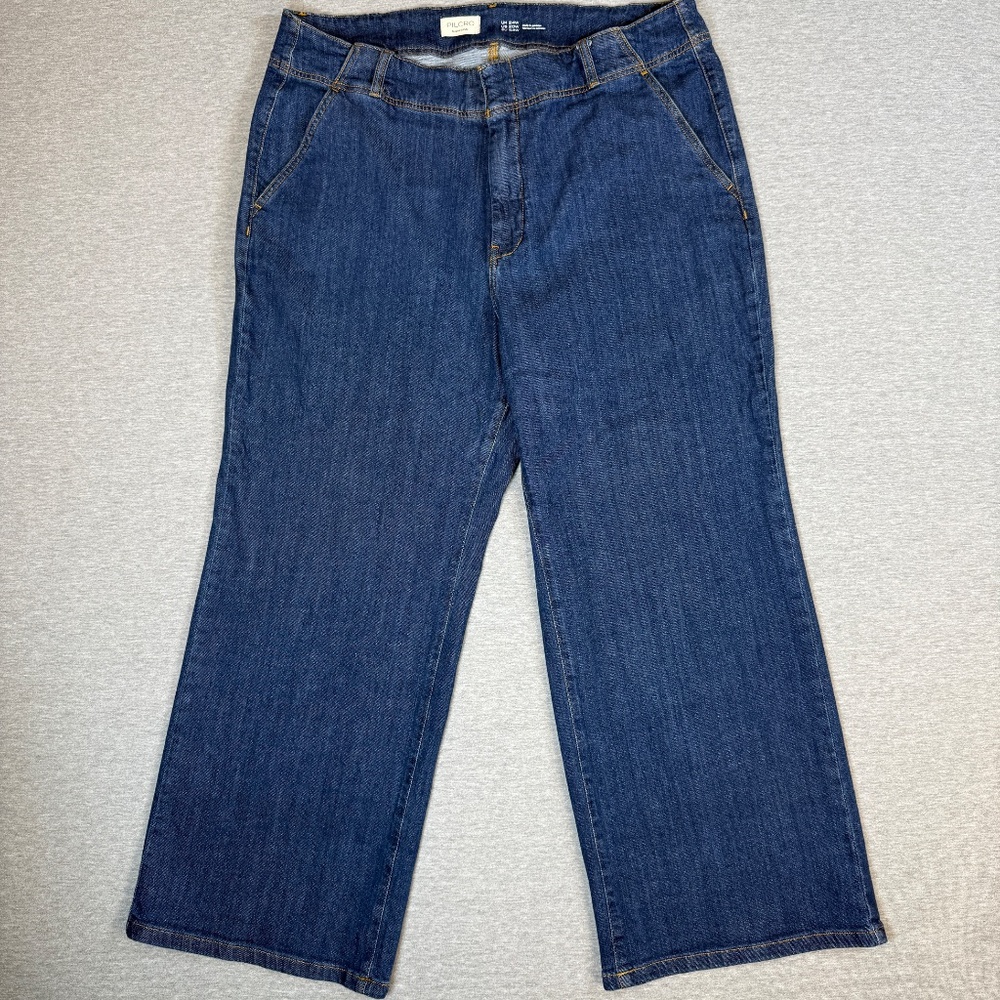 Pilcro Wide Leg Jeans Size 24W Great Condition! Plus